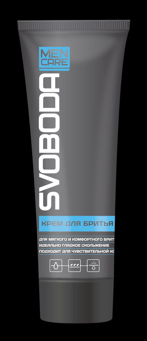 Цена снижена! SVOBODA MEN CARE д/бритья крем 75мл для Чувствительной кожи