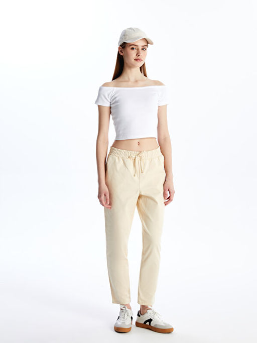 Beli Lastikli Kad?n Pantolon