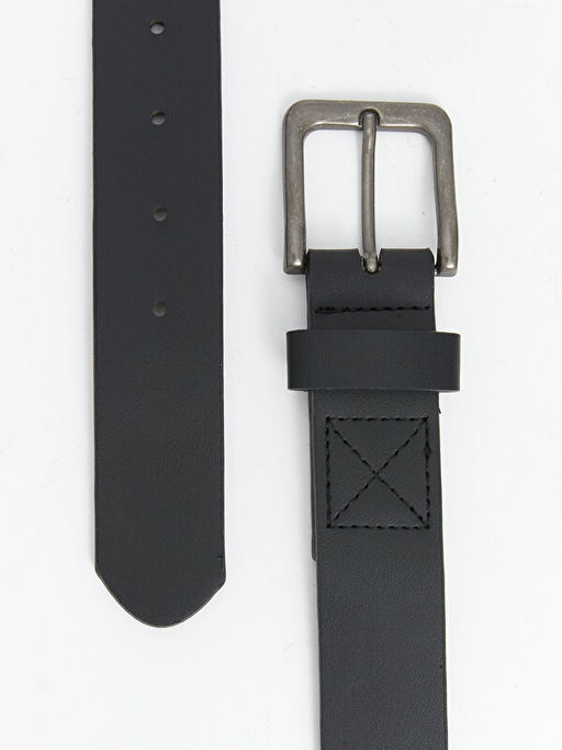 Deri G?r?n?ml? Erkek Kemer