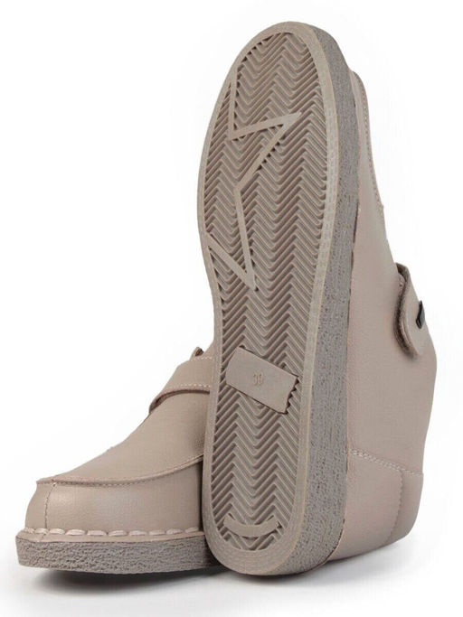 01-7581-5 BEIGE Ботинки демисезонные женские (натуральная кожа)