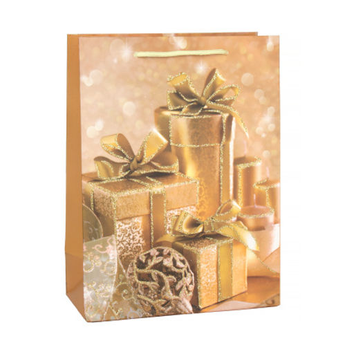 Цена за 12 шт. Пакет подарочный 18х24х8,5 / 362-33-S /уп 12/720/Новый год - Галеонтрейд фото 5