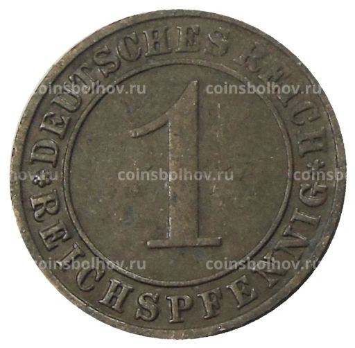 1 рейхспфенниг 1935 года F Германия