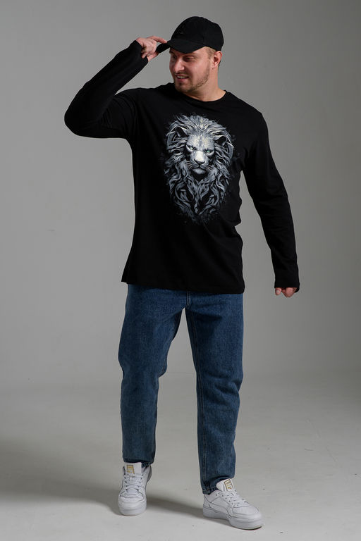 8546 Футболка с длинным рукавом мужская