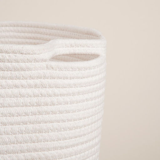 Корзина для хранения SL Home, плетёная, ручной работы, 353530 см, белая - Sima-land home фото 5