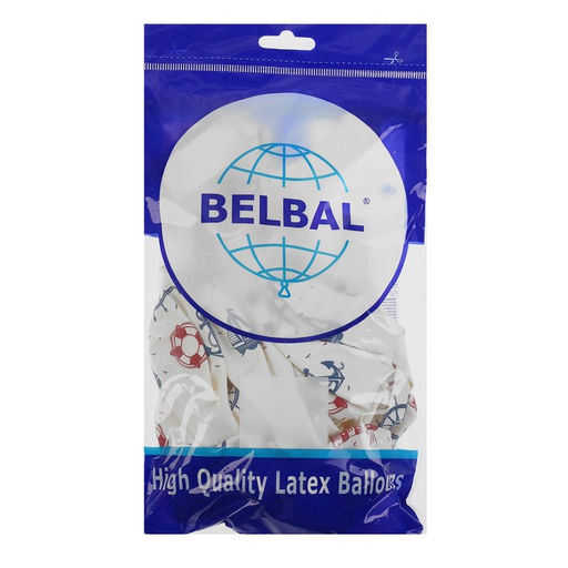 Шары воздушные латексные 14" «Морская тема», пастель, набор 25 шт., виды МИКС