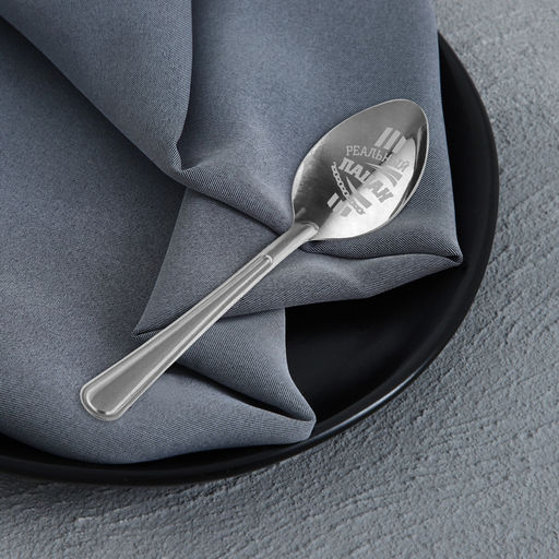 Цена за 2 шт. Ложка чайная с гравировкой Реальный пацан, на подарочной открытке, 3?14 см