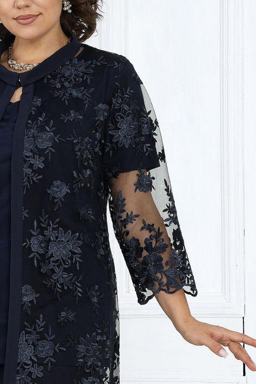 Платье Ninele 7431-Р темно-синий - Mira fashion фото 2158