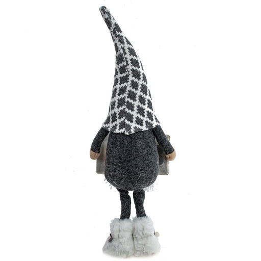 Игрушка набивная с подсветкой "Гном", L18 W10 H51 см, 2в.