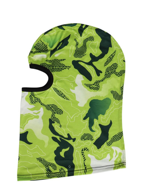 Маска-балаклава Green Spots, размер универсальный, зелёная