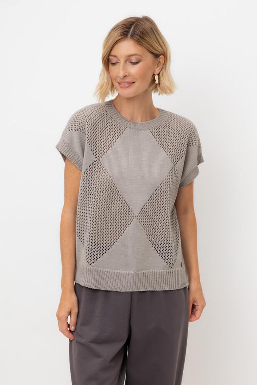 ЕВ 30193/светло-серый джемпер жен