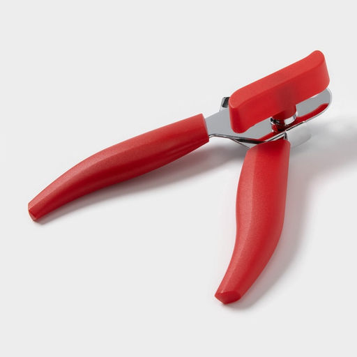 Нож консервный Доляна Волна, 20 см, красный  фото 5