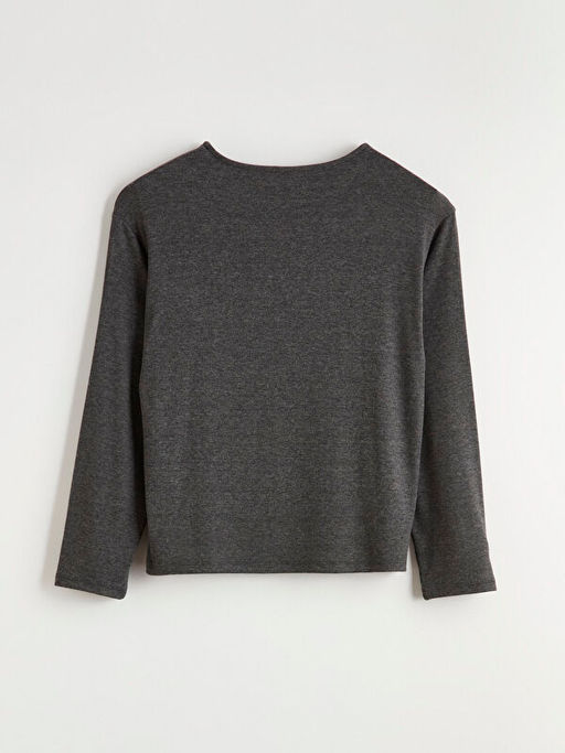 Bisiklet Yaka Ta?l? K?z ?ocuk Ti??rt