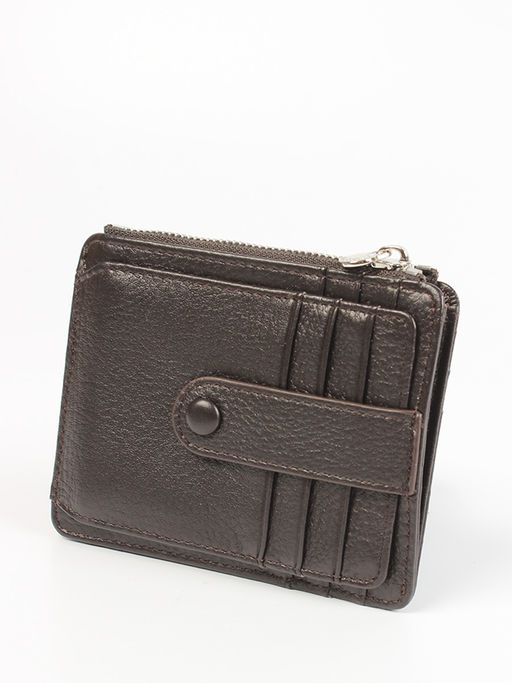 LACCOMA кредитница LA-6525-темно-коричневый натуральная кожа фото 2