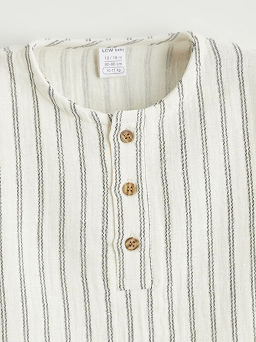 ?izgili Erkek Bebek G?mlek ve Pantolon