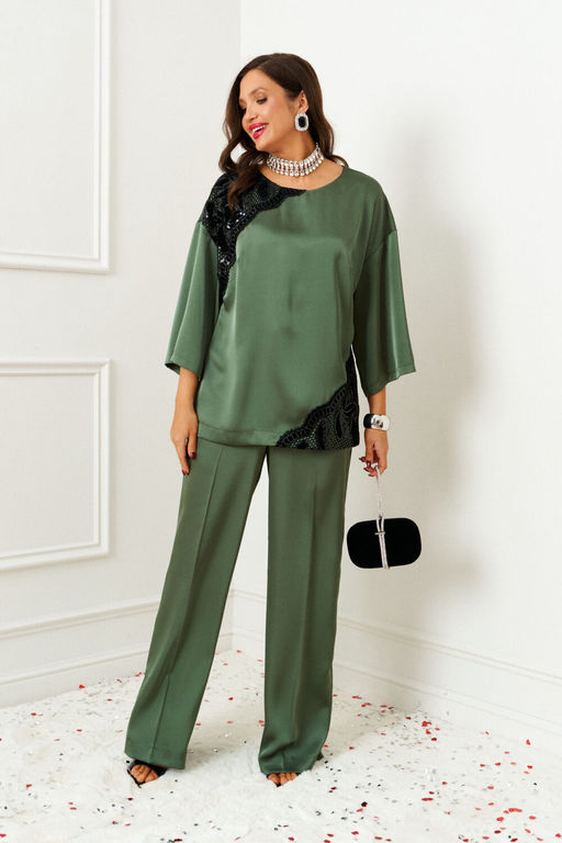 Костюм Beautiful Free 6401 шалфей - Beautiful&free фото 2