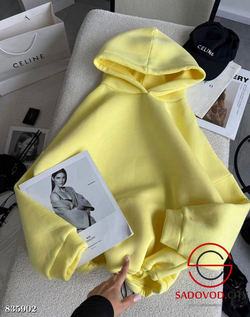 Женское худи оверсайз с капюшоном - Bruno фото 4