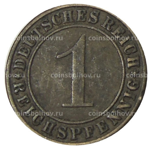 1 рейхспфенниг 1935 года A Германия