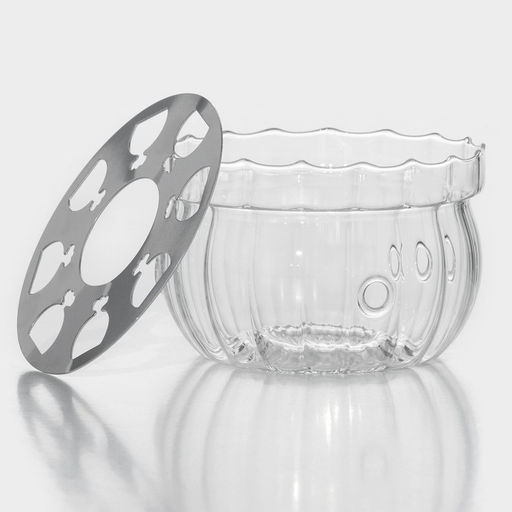 Подставка-подогрев под чайник Доляна «Диана», 13×9 см, стекло  фото 3