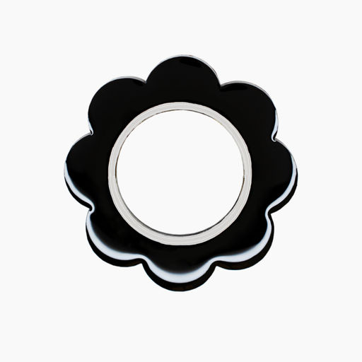 Брошь Черная ромашка - Orgalica фото 2