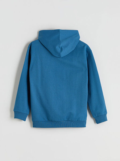 Kap??onlu Sonic Bask?l? Erkek ?ocuk Sweatshirt