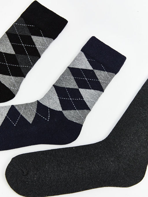 Desenli Erkek Soket ?orap 5li