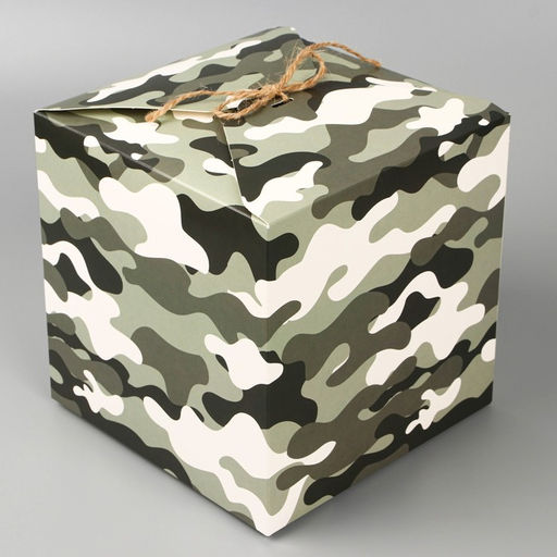 Коробка складная Милитари, 18 х 18 х 18 см - Дарите счастье фото 2