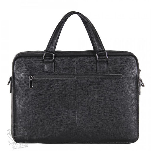 Портфель мужской кожаный 8212-8QH black Heanbag - S-style фото 4