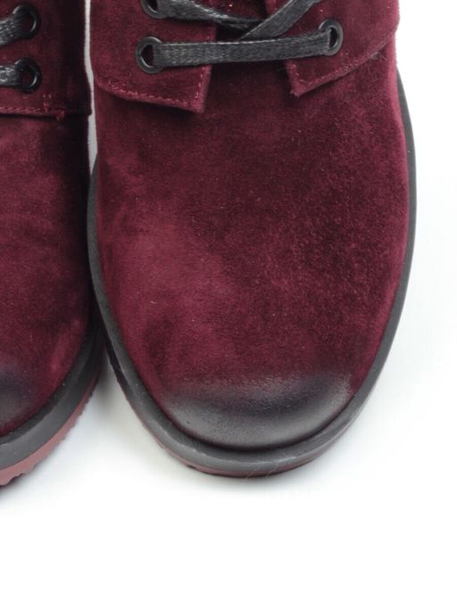 01-FDX122-2P WINE Ботильоны женские (натуральная замша) - No name фото 15