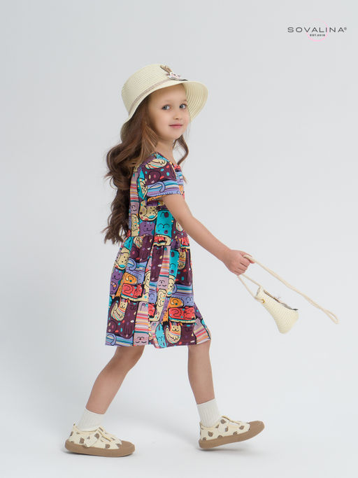 Платье Лето коты в горошек new - Sovalina фото 20