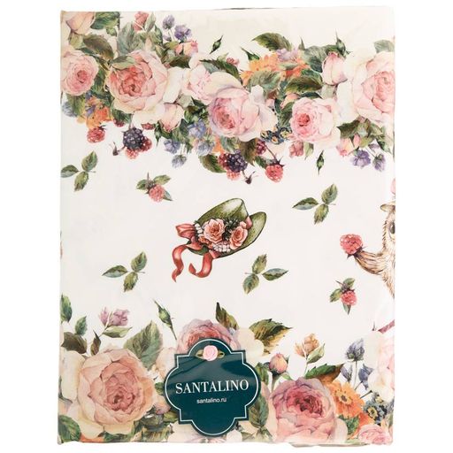 СКАТЕРТЬ КРУГЛАЯ ВИНТАЖ. СОВУШКИ D185СМ ,БЕЖ, 100 - Lefard фото 2