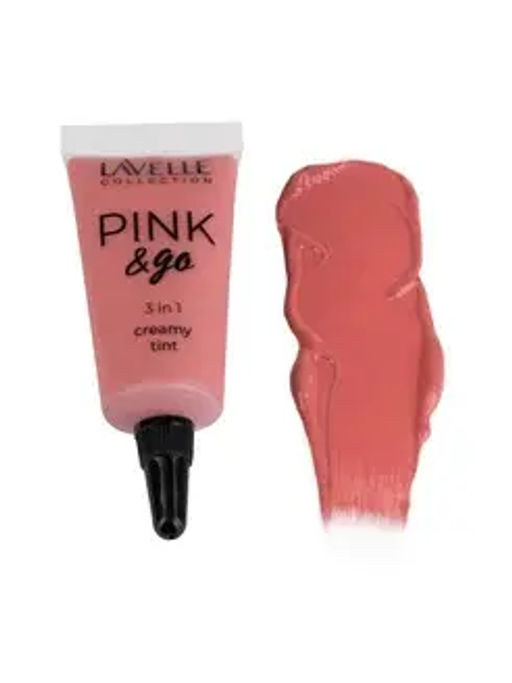 LavelleCollection Кремовый Тинт ,тон 03 для щек, губ и глаз PINK & GO 3 in1