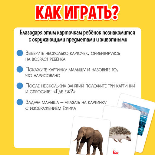Развивающий набор Мои первые слова - Iq-zabiaka фото 2