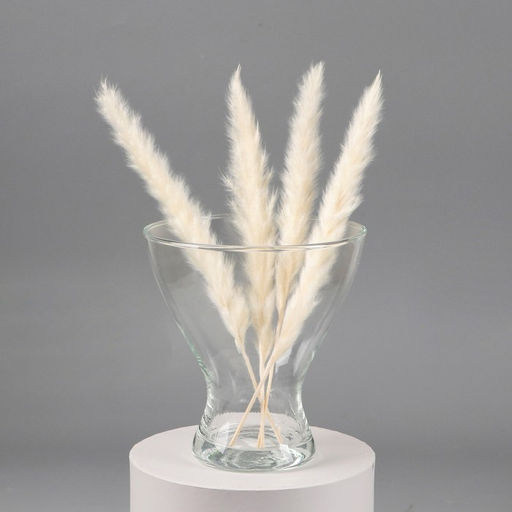 Ваза для цветов «Тексел», 1.6 л, 18×17 см, стекло, прозрачная