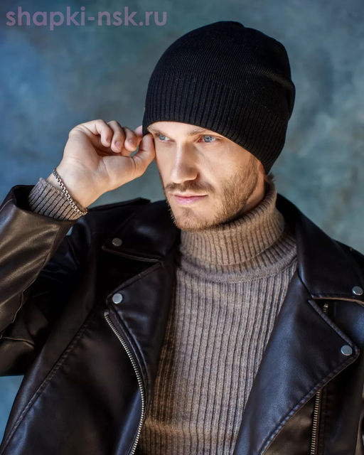 F 490 Шапка мужская (57-59)