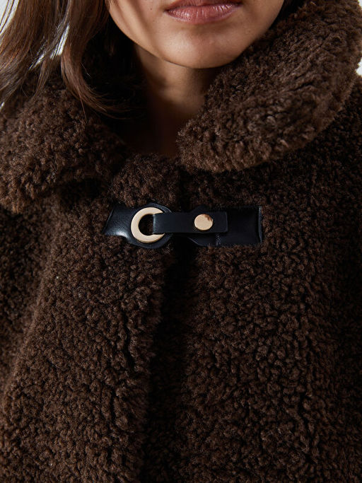 G?mlek Yaka Kad?n Pel?? Mont