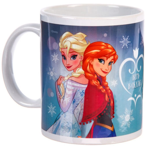 Кружка сублимация, 350 мл Верь в сказку!, Холодное сердце МИКС - Disney фото 2
