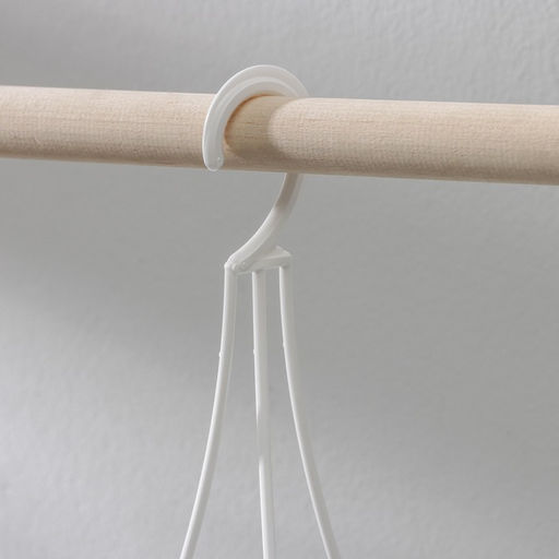 Кашпо для цветов подвесное «Грация», 4.5 л, пластик, белое