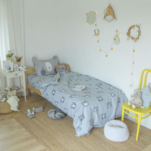 Постельное белье Этель 1,5 сп Gray bear 143х215 см, 150х214 см, 50х70 см -1 шт  фото 6
