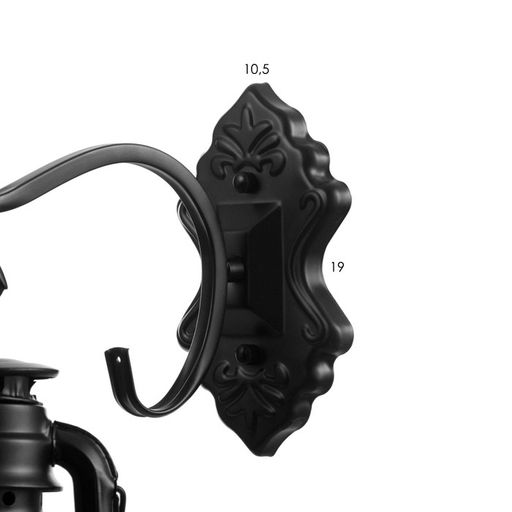 Бра "Виго" Е27 40Вт черный