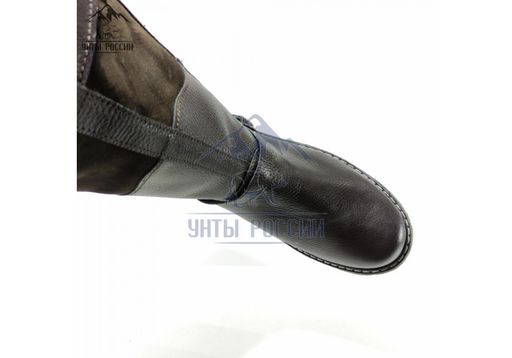 Монголки коричневые с замком, войлочная подошва, - Мирунт фото 19