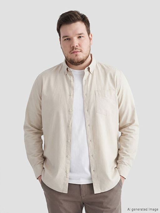 Regular Fit Gabardin Erkek G?mlek