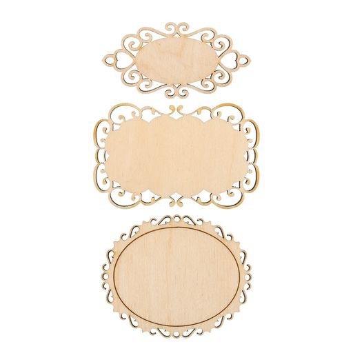 Заготовка для декорирования Mr. Carving ВД-339 Бирка резная фанера 0.3 см 2 шт №1  фото 3