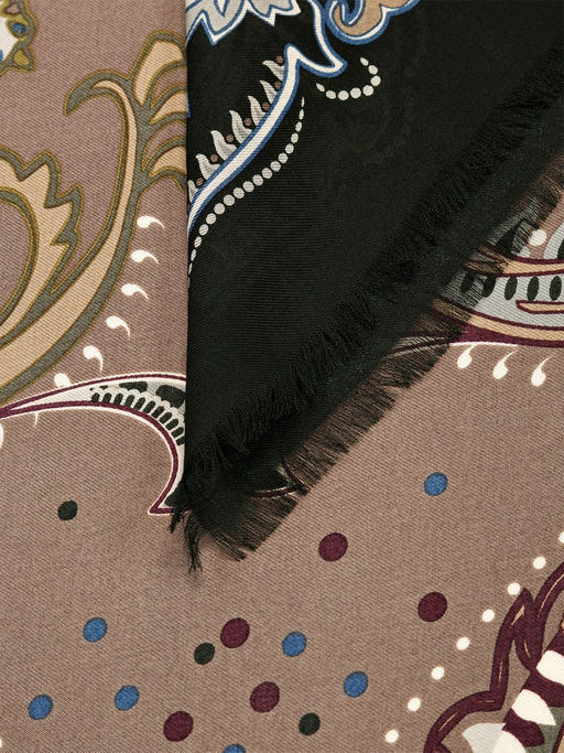 Платок жен. шелк+шерсть+мод 120х120 E16-7274-15 - Eleganzza фото 3