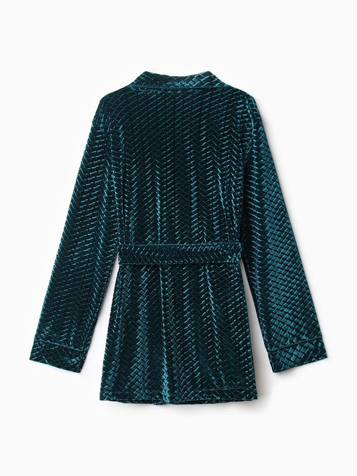 Жакет женский KAFTAN «Бархат», размер 46, зелёный