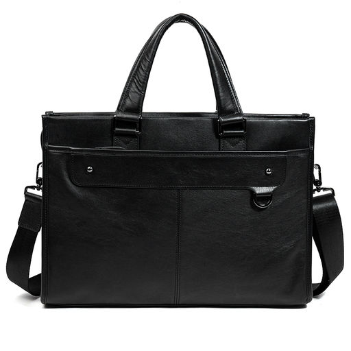 Сумка мужская, кожа, MIRONPAN 38811 Черный