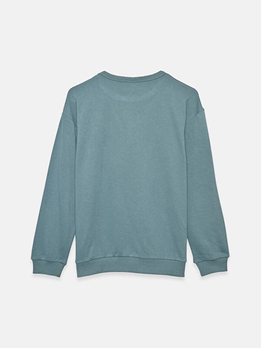 Bisiklet Yaka Erkek ?ocuk Sweatshirt