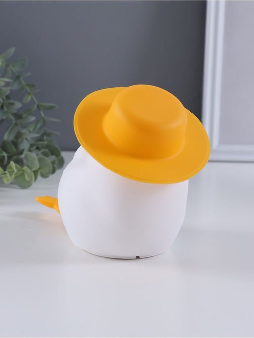 Фигурка светящаяся RISALUX «Утка в отпуске», 2 Вт, LED-ночник антистресс, RGB, USB, 10×8.5×14.5 см