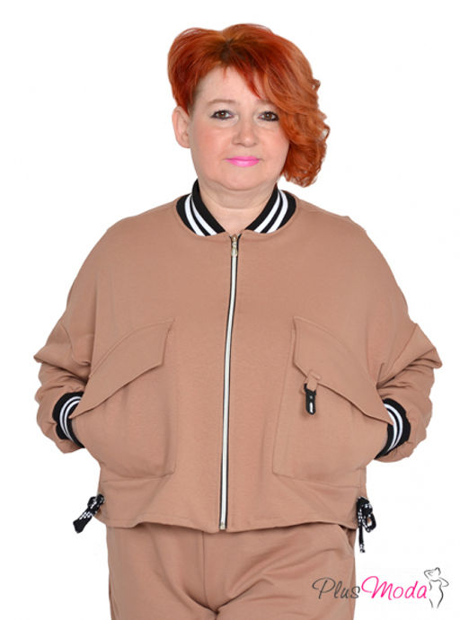 Толстовка Модель №1929 размеры 44-84 - Plusmoda фото 3