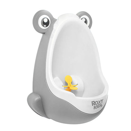 Писсуар для мальчиков "Лягушка с прицелом" серый