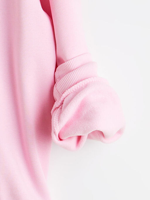 Bisiklet Yaka Arabalar Bask?l? K?z ?ocuk Sweatshirt